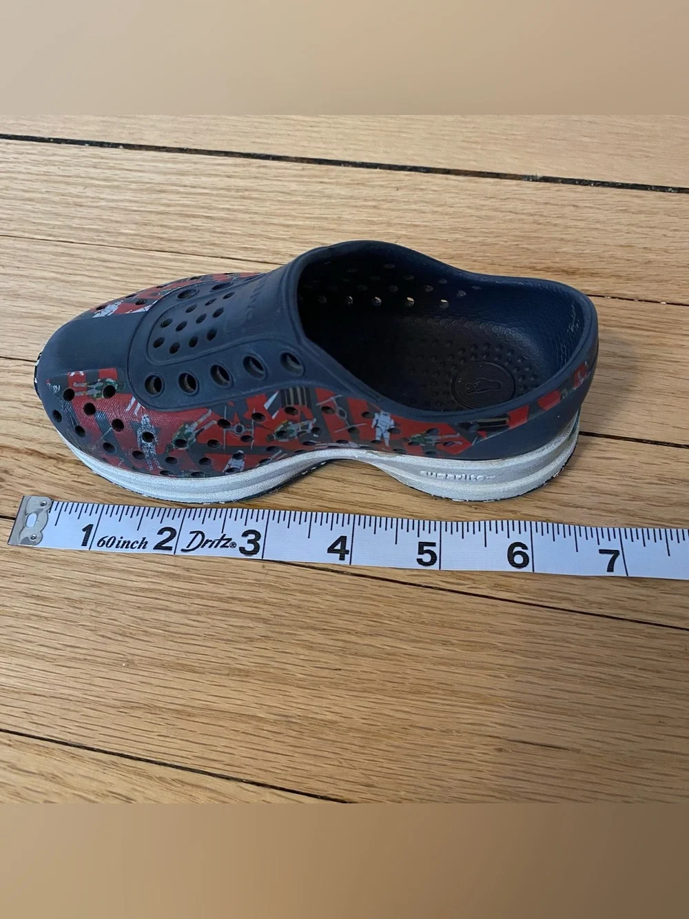 Native Sandals Water Shoes Toddler Boys Sz 11 Star Wars Collab Gray Summer Beach